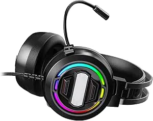 Walmeck USB Gaming Headset Trådbundna Surround Sound