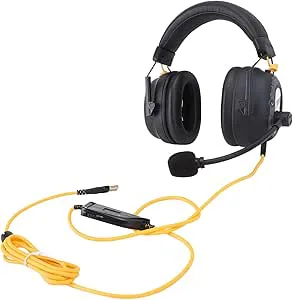 Generic Gaming Headset Kabelanslutet USB Lättviktshörlurar över