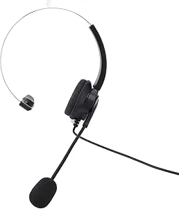 EIMSOAH Monotelefonheadset med Brusreducerande Mikrofon för Kontorstelefon