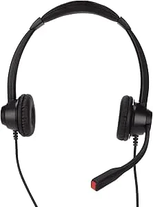 Oumefar Telefonheadset Dual Ear Noise Cancelling Office