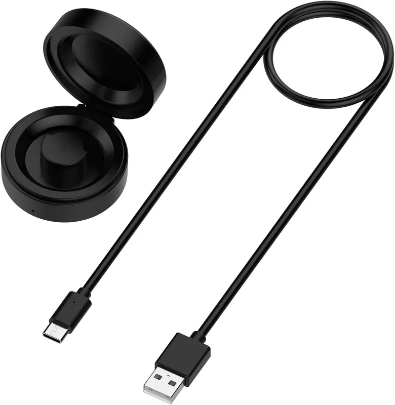 För Oura Ring Gen3 laddningsstation bärbar resedocka med USB-C-kabel kompakt laddningsbox