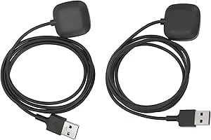 Acouto 2 St Smart Watch-laddare Magnetisk Klocka Laddningsdocka Laddningskabel med USB-port 5V Input Output Short Circuit Protecte
