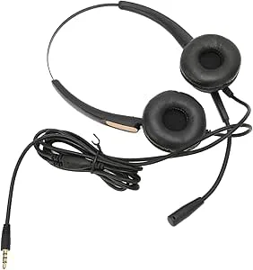 EIMSOAH Kundtjänst Headset Brusreducerande Ultra HD Trådbundna