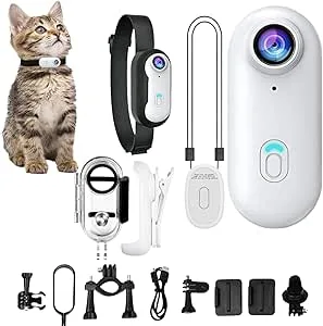 Wearable Body, Pocket Action, Wide Angle 170 Degree Cam with Waterproof Feature, Vlogging Action for Outdoor Sports, Motorcycle Cycling Recording, Travel Adventure Gym Hiking Camc