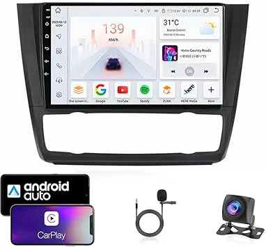Android 15 Double Din Car Stereo pekskärm bilstereo För BMW E88 2004-2012