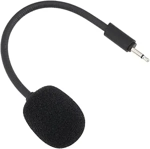 Briny River 2,5 mm spelhörlurar headset ersättande mikrofon 160 mm kompatibel med JBL Q100