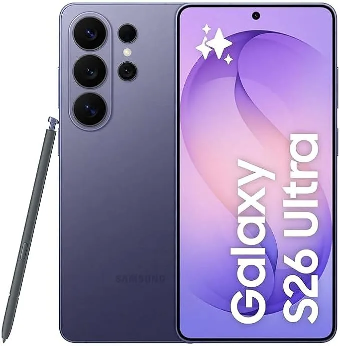 Samsung Galaxy S26 Ultra 5G, 6,9" AMOLED, 512/12GB, 200MP kamera, Snapdragon 8 Gen 5, Cobalt Violet