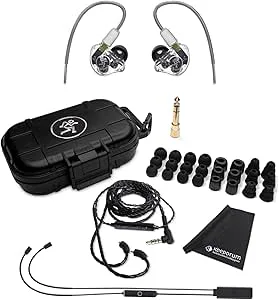 MACKIE MP-320 in-ear hörlurar med Bluetooth-adapter och