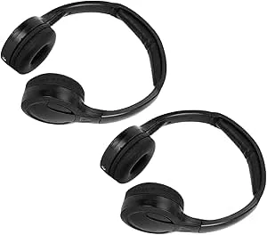 Jonlaki Trådlösa Hörlurar Infraröd Stereoheadset för Bil