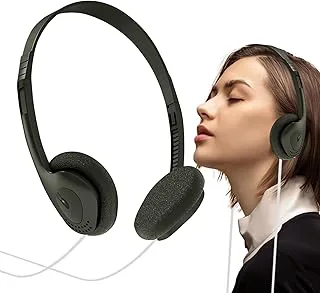 Retro Over Ear-hörlurar – 1,2 m ABS-, Mini Stereo Headset, Vintage Audio