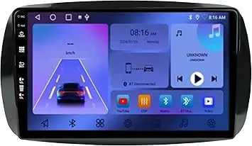 Trådlös Carplay-skärm Bilradio för Benz Smart 453 Fortwo