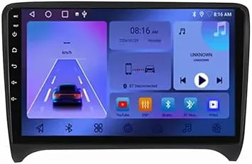 Bilradio Trådlös Carplay & Android Auto för Audi TT RS GPS-navigering Röststyrning Skärm 4 Core Wifi 2G+32G