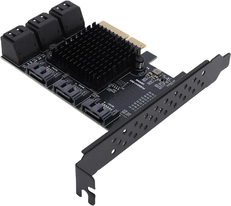 Bewinner PCIE 4X Till 9-portars expansionskort