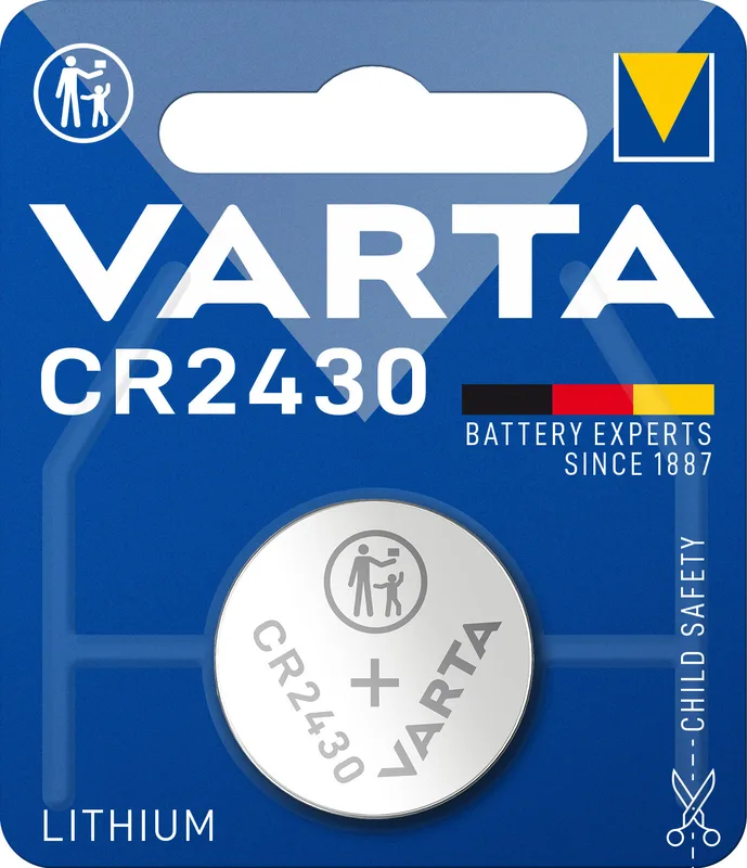 Varta CR2430 -batteri, 3 V, litium