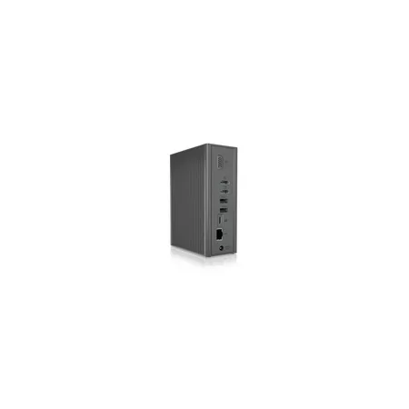 ICY BOX IB-DK2262AC Ledningsført USB 3.2 Gen 1 (3.1 Gen 1) Type-C Anthracit