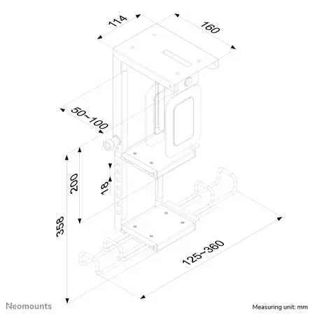 Neomounts CPU-D075 monteringssats