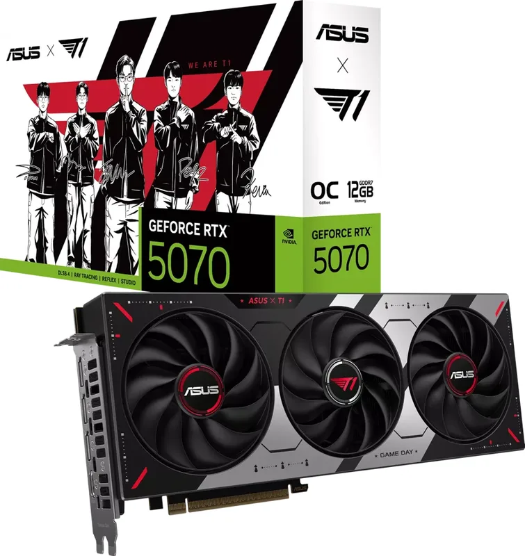 ASUS GeForce RTX 5070 12GB Gaming OC T1 Edition