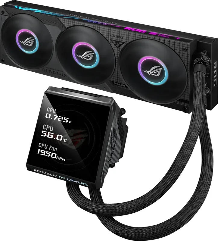 ASUS ROG Strix LC IV 360 A-RGB LCD Svart