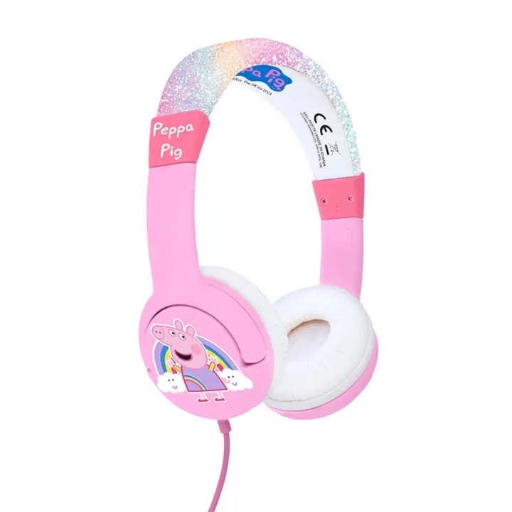 Peppa Pig Hörlur Junior On-Ear 85Db Prinsessan Peppa