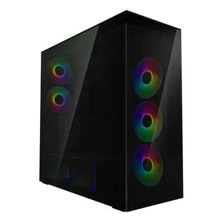ARCTIC Xtender Black (Tinted Glass) Midi Tower