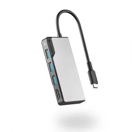 ALOGIC USB-C Fusion CORE 5-i-1 Hub V2 dockningsstation USB-C 3.1 Gen 1