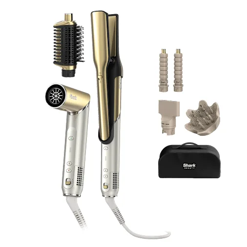 Shark Glam Straight, Waves & Curls multistyler