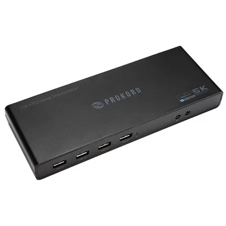 Prokord Workplace No Charging Dockningsstation 5K USB-C Portreplikator