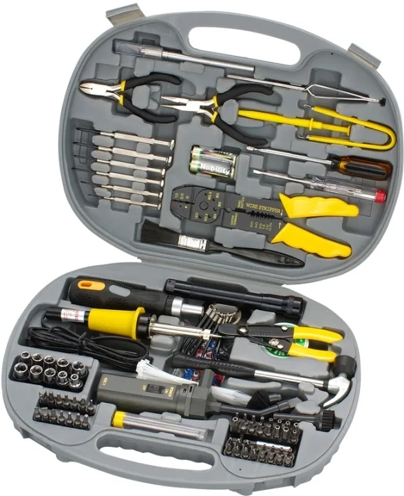 Sprotek STK-28145, verktygskit för datorer/tillbehör, 145 delar, grå