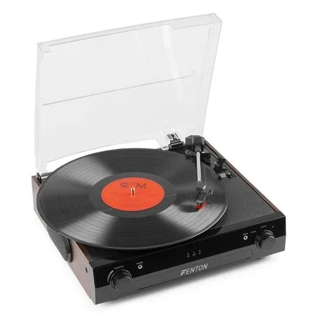 Fenton RP102B skivspelare med Bluetooth, högtalare och mp3-inspelning