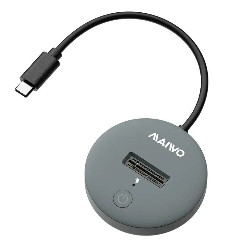Maiwo USB-C 3.2 Dockingstation för NVMe/SATA M.2 SSD