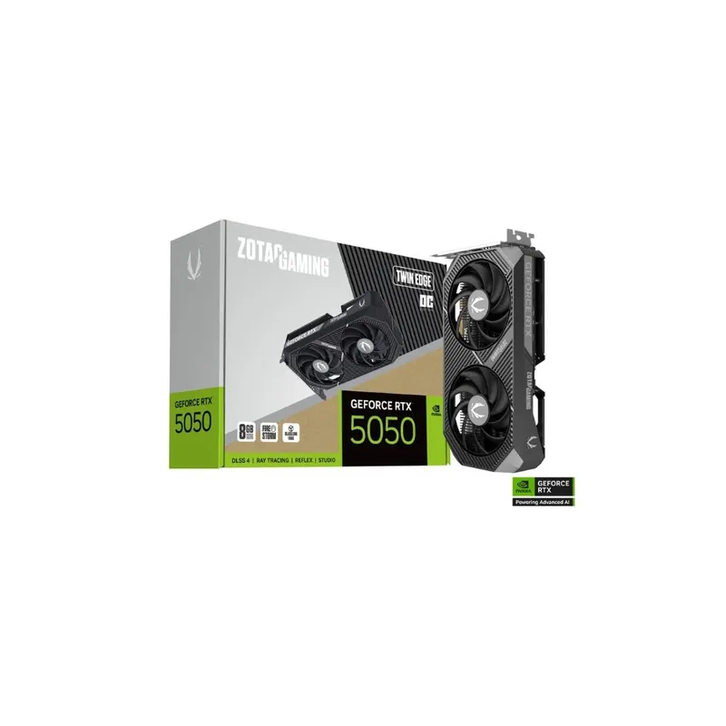 Zotac GAMING GeForce RTX 5050 Twin Edge OC NVIDIA 8 GB GDDR6