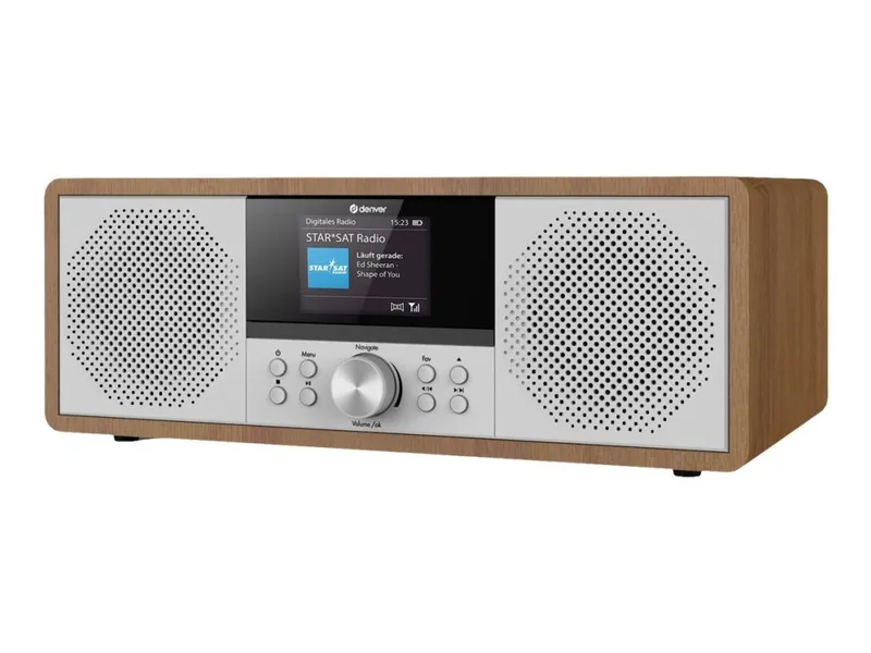 Denver Musik-anläggning Trä CD/Internet-radio AUX