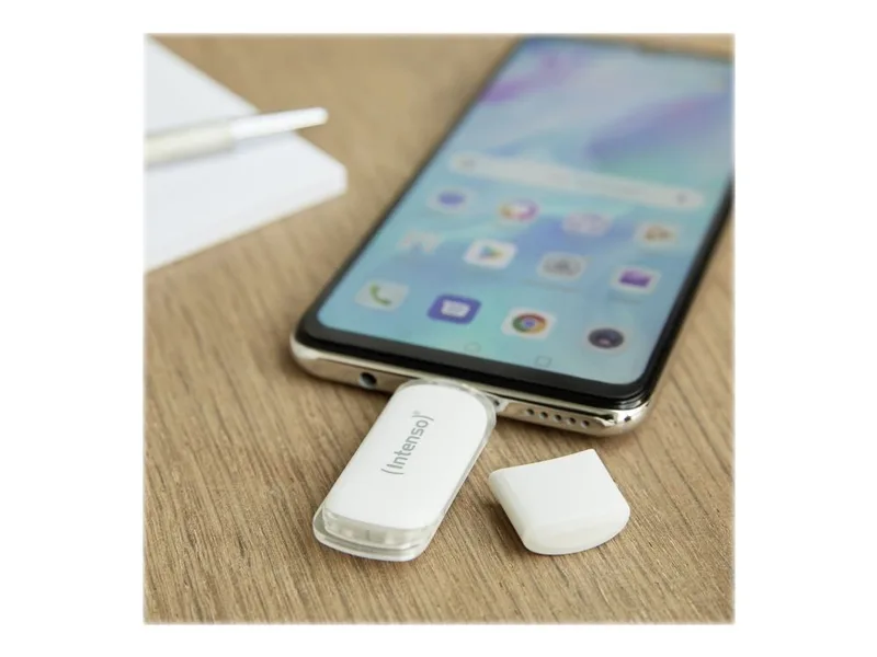 Intenso Flash Line USB-sticka 128 GB USB Type-C 3.2 Gen 1 (3.1 Gen 1) Vit