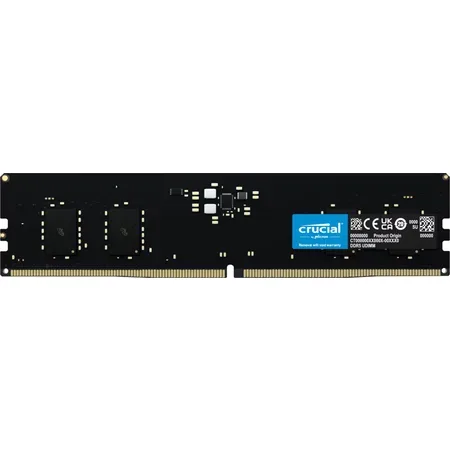 Crucial DDR5 RAM 8GB 4800MHz, Skrivbordsminne (PC), Högpresterande RAM, CL40