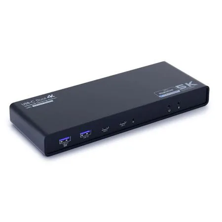FG Universal Docking Station USB-C 5K - Dual 4K med 100W strømforsyning til bærbar