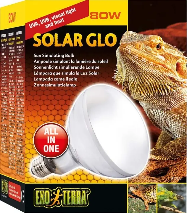 Exoterra Solar Glo 80W Uva/Uvb Värme & solljus E27