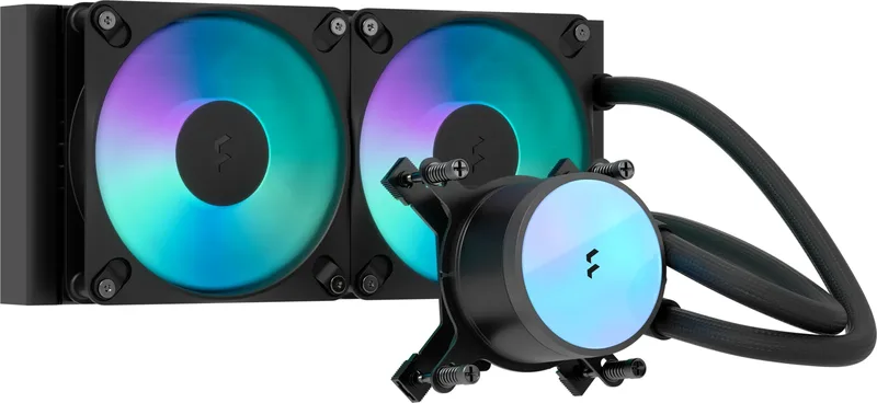 Fractal Design Radius 240 RGB Svart