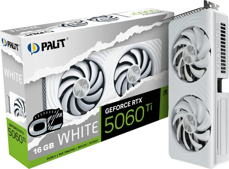 Palit GeForce RTX 5060 Ti 16GB White OC
