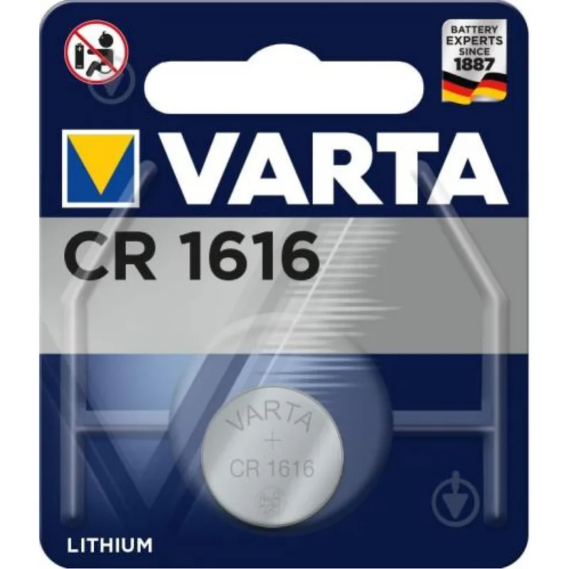 VARTA Batterier Electronics CR1616 litiumknappceller