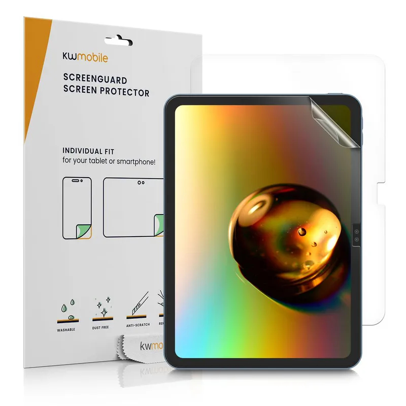 kwmobile 2x skärmskydd kompatibel med Apple iPad Mini 5 (2019)