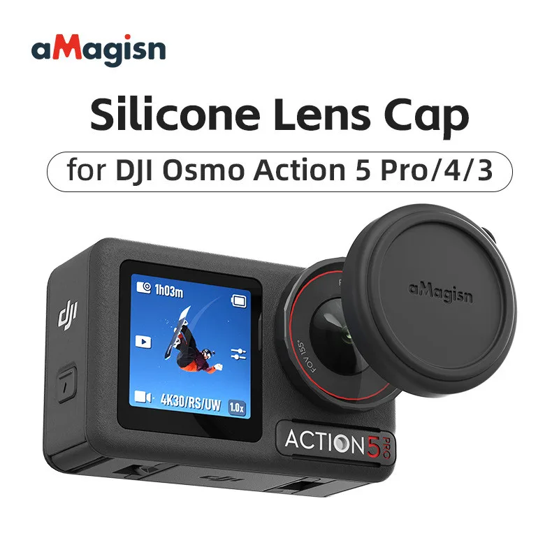 För DJI Osmo Action5 Pro silikonlinsskydd