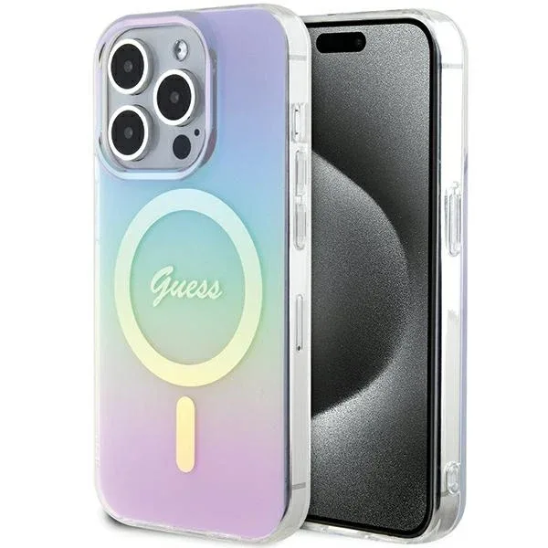Guess Mobilskal till iPhone 15 Magsafe IML Iridescent