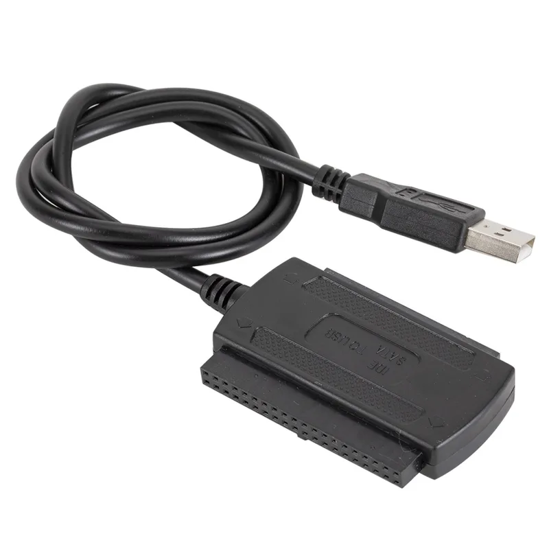 USB 2.0 Till SATA PATA IDE 2.5 3.5 Adapterkabel