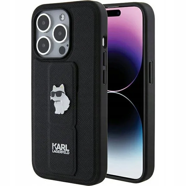 Karl Lagerfeld Mobilskal till iPhone 15/14 Plus Gripstand