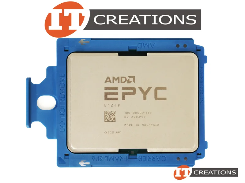AMD EPYC 8124P 2.45GHZ 16-CORE 64MB