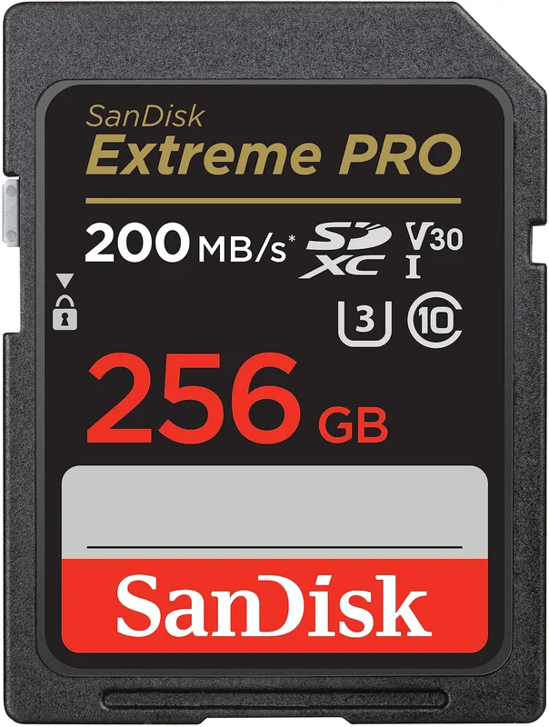 SanDisk 256 GB Extreme PRO SDXC-kort + RescuePRO Deluxe