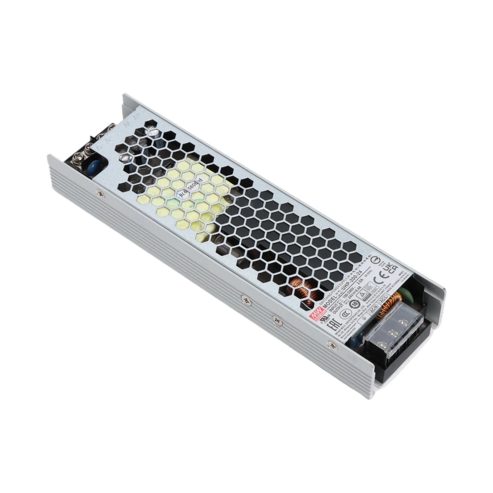 UHP-200-24V 200W smal typ med PFC-växelströmförsörjning
