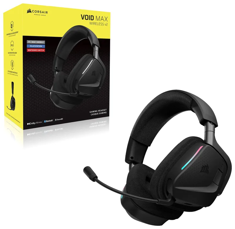 Corsair VOID MAX Wireless v2 - Carbon