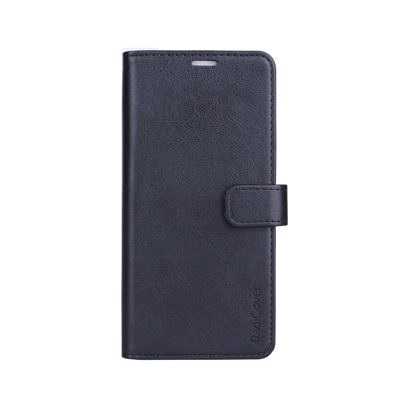Radicover Strålningsskydd Mobilfodral PU Samsung A72 Flipcover Svart 3-Led RFID