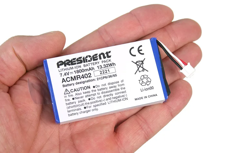7,4 V 1 800 mAh ersättning litium ion batteri